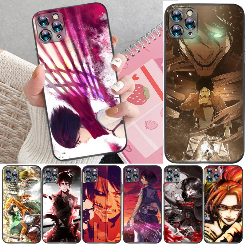 Attack On Titan Eren Jager Mikasa Ackerman Armin Arlert Levi Phone Case For iPhone 6 6S Plus 7 8 Back Cover Coque Cases
Attack On Titan Eren Jager Mikasa Ackerman Armin Arlert Levi Phone Case For iPhone 6 6S Plus 7 8 Back Cover Coque Cases