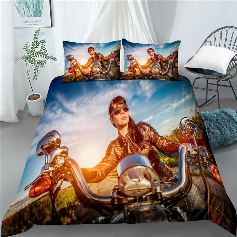 Home Living Luxus 3D Motorrad Mädchen Druck 2/3Pcs Komfortable Bettbezug Kissenbezug Bettwäsche Set Königin und König AU/EU/UNS
Home Living Luxus 3D Motorrad Mädchen Druck 2/3Pcs Komfortable Bettbezug Kissenbezug Bettwäsche Set Königin und König AU/EU/UNS