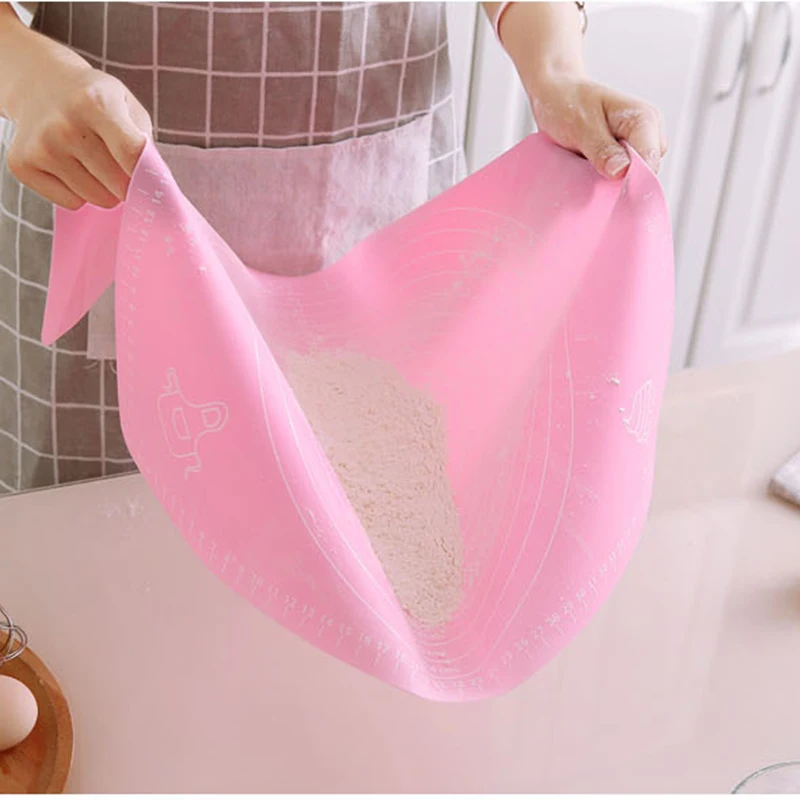 50x40cm Silicone Kitchen Kneading Dough Mat Cookie Cake Baking Mat Tools Thick Non-stick Rolling Mats Pastry Accessories Sheet
50x40cm Silicone Kitchen Kneading Dough Mat Cookie Cake Baking Mat Tools Thick Non-stick Rolling Mats Pastry Accessories Sheet