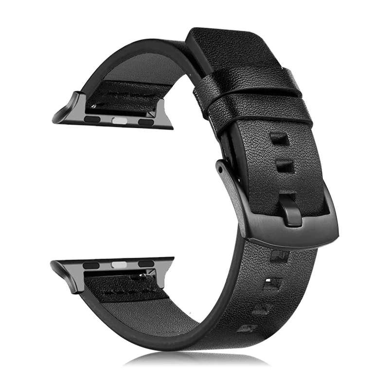 Ремешок для Apple watch band 5 4 44 мм 40 Высококачественный ремень из натуральной кожи correa