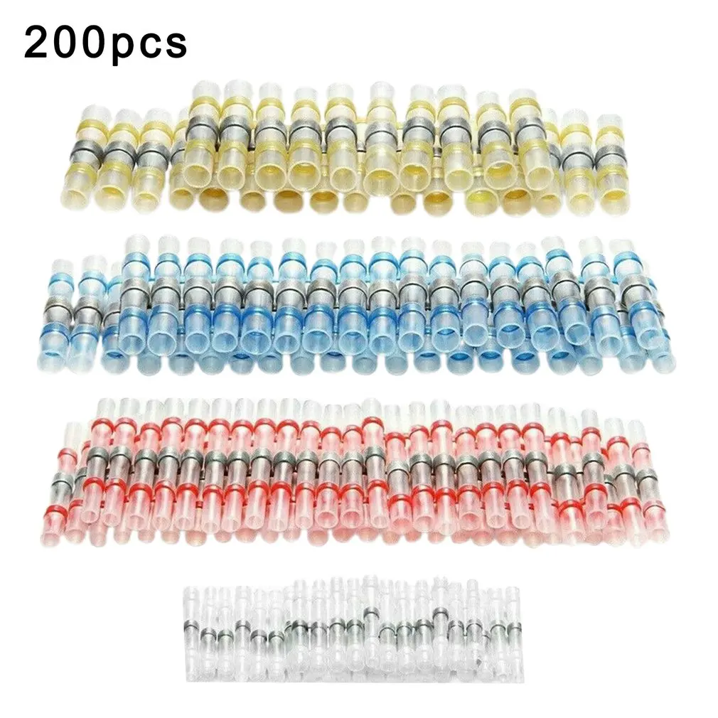 200Pcs Solder Seal Wire Connectors - Heat Shrink Solder Butt Connectors - Solder Connector Kit - Automotive Marine Insulated
200Pcs Solder Seal Wire Connectors - Heat Shrink Solder Butt Connectors - Solder Connector Kit - Automotive Marine Insulated