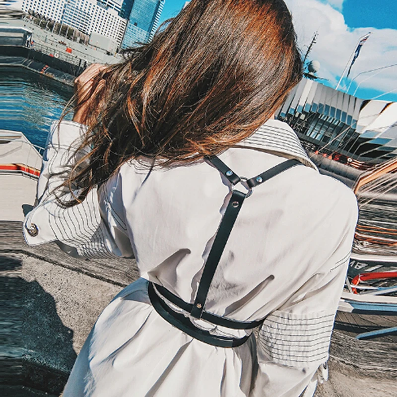 Women Sexy Harajuku O-Ring Garters faux Leather Women Body Bondage Cage Sculpting Harness Waist Belt Straps Suspenders BlackBelt
Women Sexy Harajuku O-Ring Garters faux Leather Women Body Bondage Cage Sculpting Harness Waist Belt Straps Suspenders BlackBelt