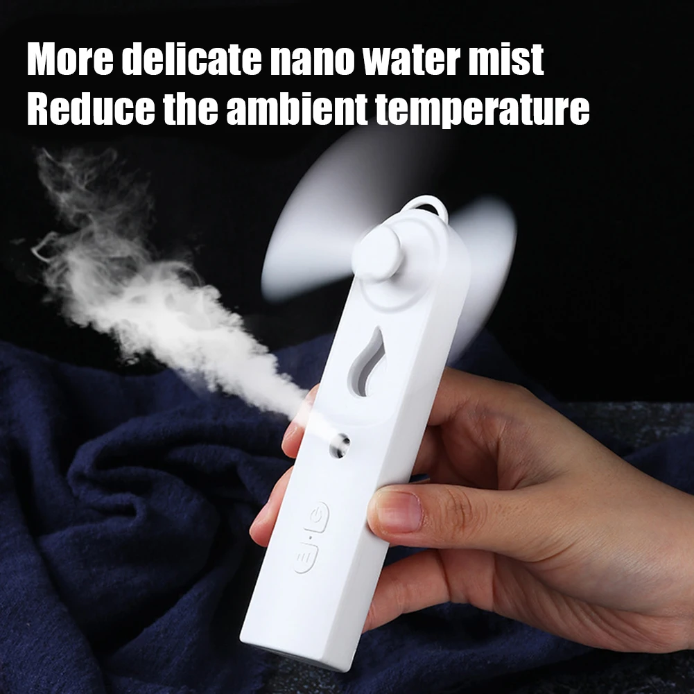 Portable 2 In 1 Mini Fan Humidifier Handheld Water Spray Cooling Fan Mini Portable Nano Misting Face Humidifier
Portable 2 In 1 Mini Fan Humidifier Handheld Water Spray Cooling Fan Mini Portable Nano Misting Face Humidifier