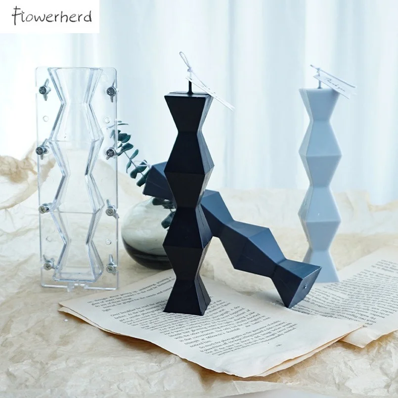 Endless Pillar Candle Mold PC Plastic Geometric Nordic Style Creative Candle Molds for Candle Making Candle Making Supplies
Endless Pillar Candle Mold PC Plastic Geometric Nordic Style Creative Candle Molds for Candle Making Candle Making Supplies