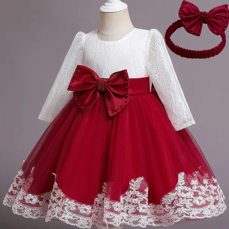Baby Girl Evening Red Dress for Christmas Dress for New Year Costumes Newborn Birthday Party Vestidos Children Wedding Prom Gown
Baby Girl Evening Red Dress for Christmas Dress for New Year Costumes Newborn Birthday Party Vestidos Children Wedding Prom Gown