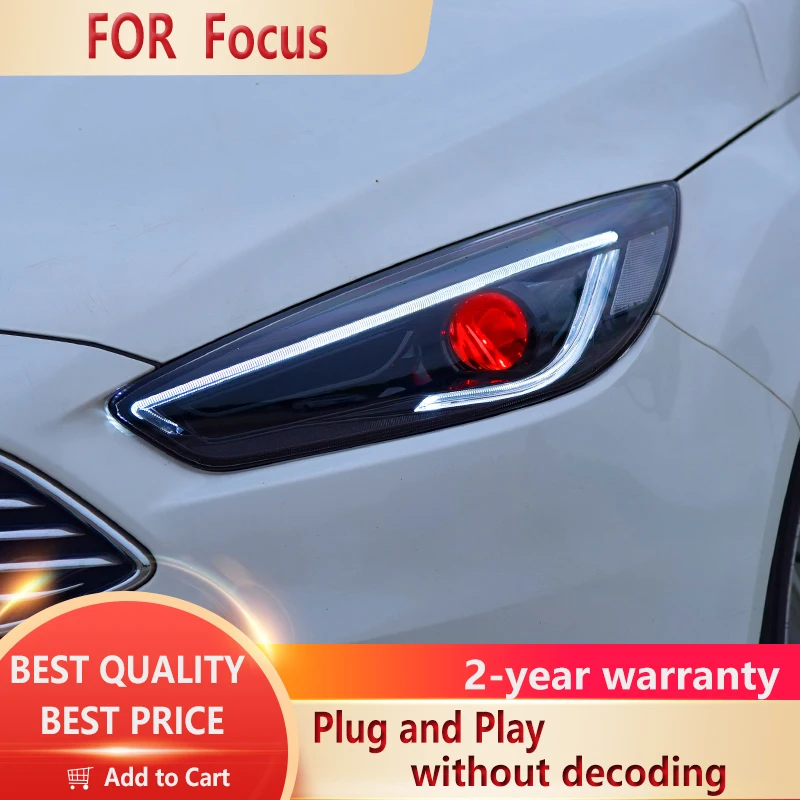 Car Styling For Ford Focus 2015-2018 LED Headlight DRL Fog Lamp Turn Signal Light Low & High Beam Projector Lens 
Car Styling For Ford Focus 2015-2018 LED Headlight DRL Fog Lamp Turn Signal Light Low & High Beam Projector Lens
