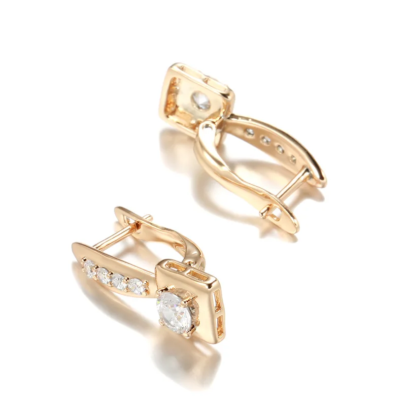 Женские квадратные серьги из розового золота 585 пробы, с натуральным черным Цирконом
Женские квадратные серьги из розового золота 585 пробы, с натуральным черным Цирконом