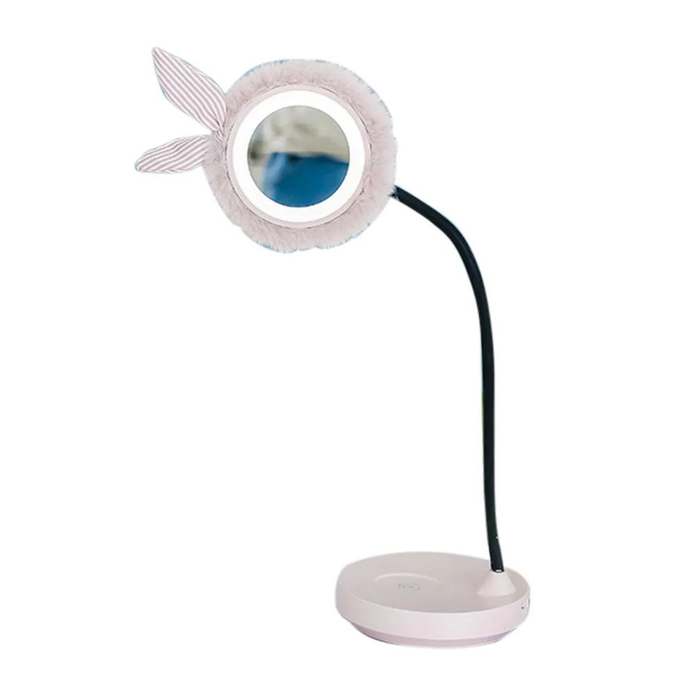 Cute Pet LED Makeup Mirror with LED Light Adjustable Touch USB Rechargeable Face Fill Light Desktop Reading Lamp
Cute Pet LED Makeup Mirror with LED Light Adjustable Touch USB Rechargeable Face Fill Light Desktop Reading Lamp