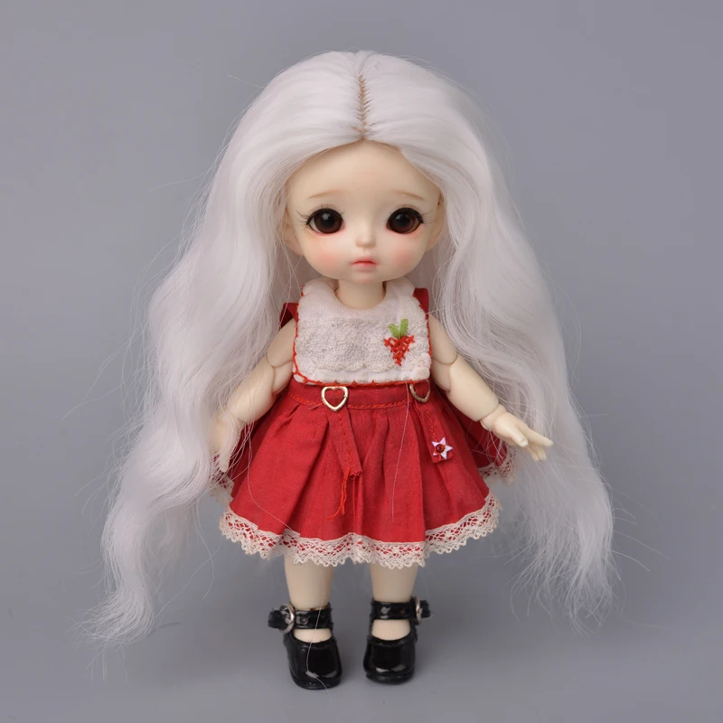 MUZIWIG 1/8 BJD/SD Doll Wig DIY Doll Accessories White Long Curly Hair High-temperature Wire Wavy Wig For Doll Girl Gift
MUZIWIG 1/8 BJD/SD Doll Wig DIY Doll Accessories White Long Curly Hair High-temperature Wire Wavy Wig For Doll Girl Gift