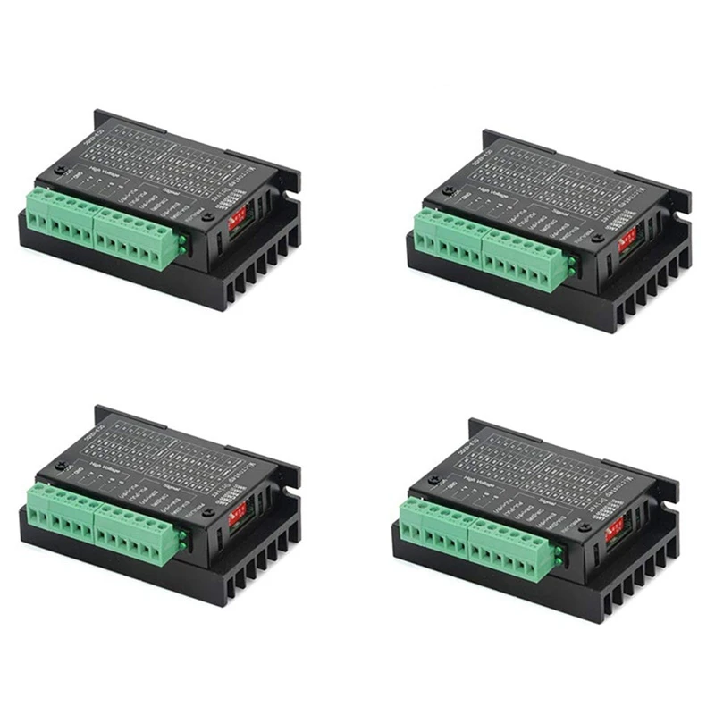 4 упаковки TB6600 4A 9-42 в драйвер шагового двигателя CNC контроллер, Драйвер шагового двигателя Nema Tb6600 одноосный двухфазный гибридный Steppe
4 упаковки TB6600 4A 9-42 в драйвер шагового двигателя CNC контроллер, Драйвер шагового двигателя Nema Tb6600 одноосный двухфазный гибридный Steppe