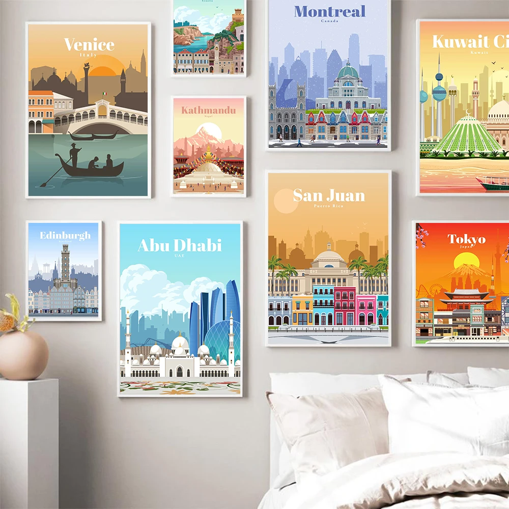 Italy Landscape Poster Canada Scotland City Travel Canvas Painting Modern Wall Art Modular Print Pictures Aisle Home Decoration
Italy Landscape Poster Canada Scotland City Travel Canvas Painting Modern Wall Art Modular Print Pictures Aisle Home Decoration