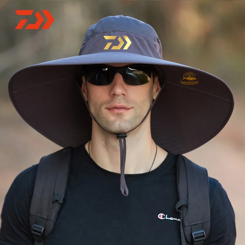 Daiwa Brand Big Brim Fishing Hat 2020 Summer Waterproof Outdoor Sports Sun Hat Sun Protection Hiking Hat Anti-UV Cap
Daiwa Brand Big Brim Fishing Hat 2020 Summer Waterproof Outdoor Sports Sun Hat Sun Protection Hiking Hat Anti-UV Cap