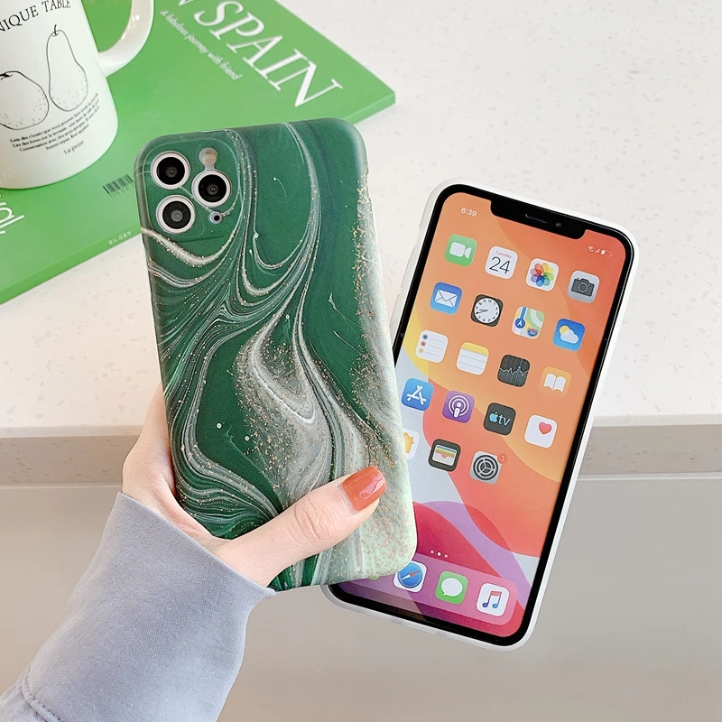 Luxury Marble Phone Case For iPhone 11 12 Pro Max XS X XR 7 8 Plus mini Shockproof SE 2020 Soft Silicone Matte Cases Cover
Luxury Marble Phone Case For iPhone 11 12 Pro Max XS X XR 7 8 Plus mini Shockproof SE 2020 Soft Silicone Matte Cases Cover