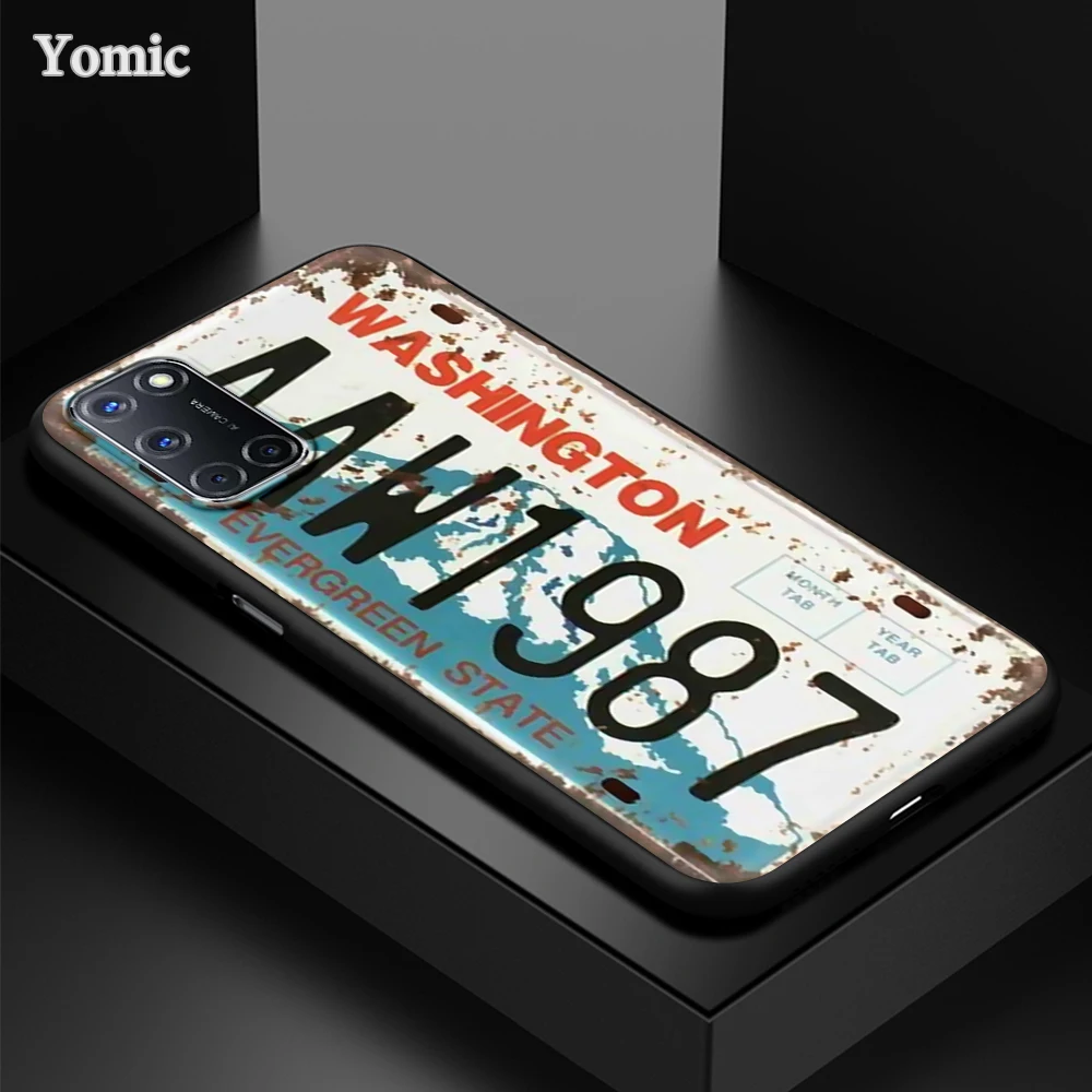 Soft Cover for Oppo A52 A9 2020 Find X2 Lite A53 A55 A93 Reno 3 Ace 4 5G F11 Pro A7 Black Phone Case Retro License Plate Number
Soft Cover for Oppo A52 A9 2020 Find X2 Lite A53 A55 A93 Reno 3 Ace 4 5G F11 Pro A7 Black Phone Case Retro License Plate Number