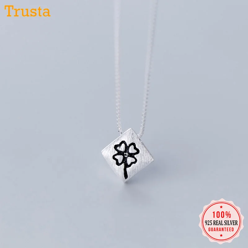 Trusta 100% Стерлинговое Серебро 925 пробы ожерелье хорошее ювелирное изделие