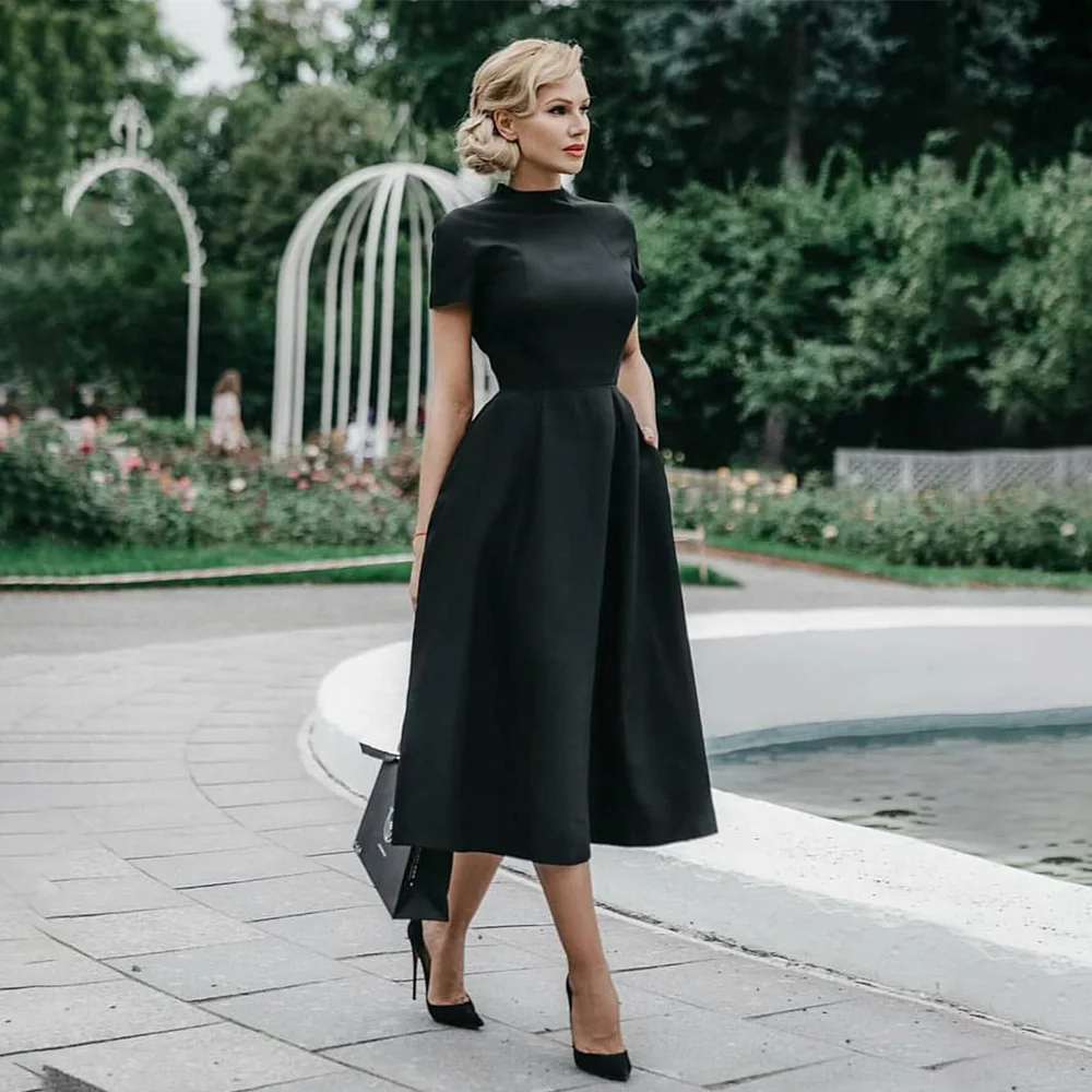 Vintage Ladies Fit Flare Party Dress Women Night Formal High Quality Elegant Black Dress Short Sleeve Women 2021 Retro Dress D20
Vintage Ladies Fit Flare Party Dress Women Night Formal High Quality Elegant Black Dress Short Sleeve Women 2021 Retro Dress D20