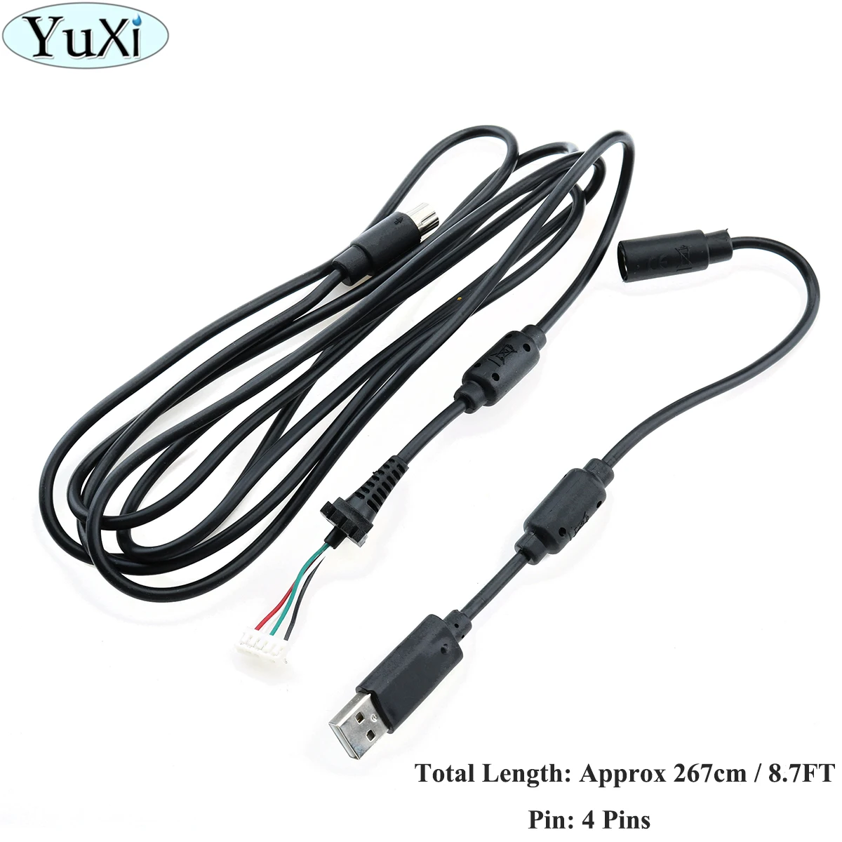 YuXi USB 4Pin Line Cord Cable Converter Adapter Wire Game Controller Port to PC USB Cable for Xbox 360 Gaming Accessory
YuXi USB 4Pin Line Cord Cable Converter Adapter Wire Game Controller Port to PC USB Cable for Xbox 360 Gaming Accessory