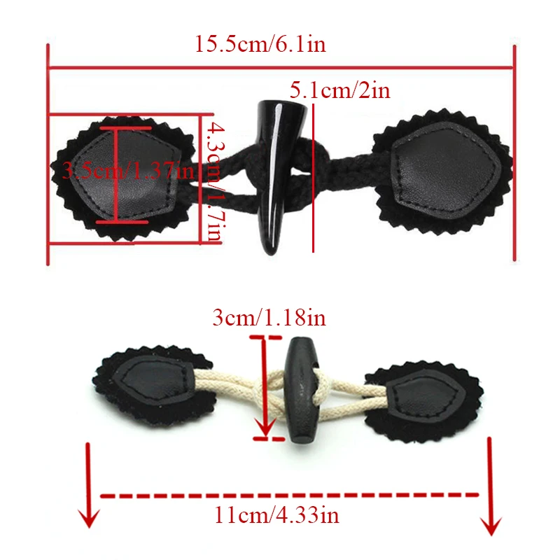 1 Pair Fashion Leather Buckle Coat Windbreaker Buckle Sun Flower Buckle Woolen Clothes Button Combined Buttons Sewing Materials
1 Pair Fashion Leather Buckle Coat Windbreaker Buckle Sun Flower Buckle Woolen Clothes Button Combined Buttons Sewing Materials