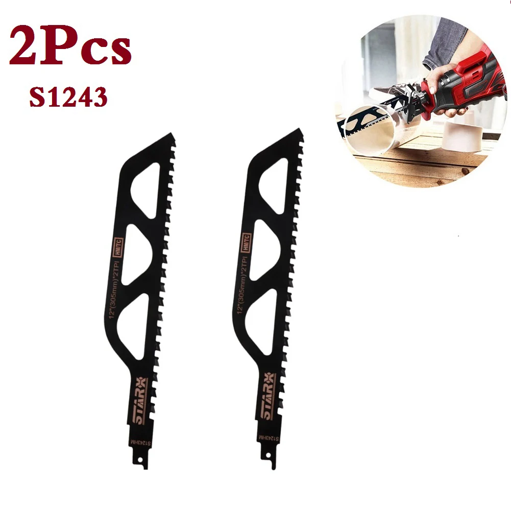 2pcs Carbide Reciprocating Saw Blades Saber Saw Handsaw Multi Saw Blade For Cutting Wood Metal PVC Tube Power Tools Accessories
2pcs Carbide Reciprocating Saw Blades Saber Saw Handsaw Multi Saw Blade For Cutting Wood Metal PVC Tube Power Tools Accessories