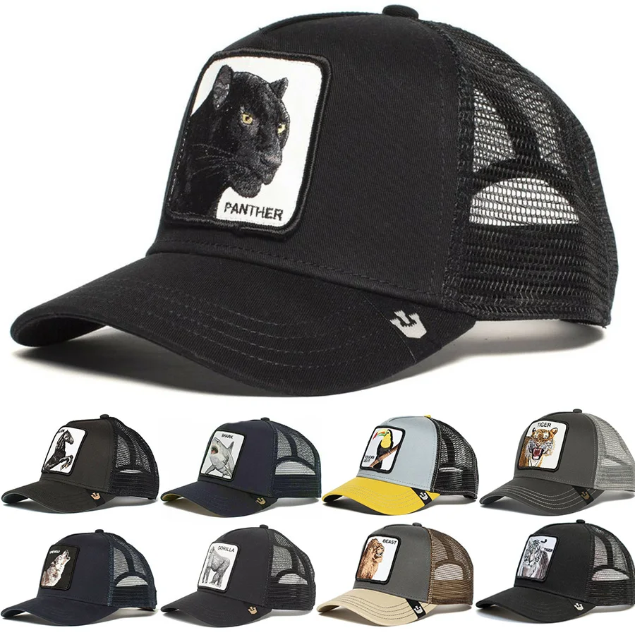 Panther Mesh Cap Summer Baseball Cap Anime Gorilla King Black Trucker Hat Shark Toucan Dad Hat Net Snapback Women Men
Panther Mesh Cap Summer Baseball Cap Anime Gorilla King Black Trucker Hat Shark Toucan Dad Hat Net Snapback Women Men