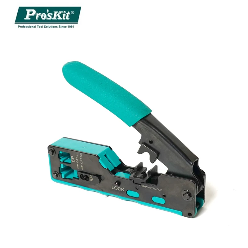 Pro'sKit Cable Pliers Set, Multi-function Vertical Network Plug Crimping Pliers CP-335, Modular Plug Crimping Tool
Pro'sKit Cable Pliers Set, Multi-function Vertical Network Plug Crimping Pliers CP-335, Modular Plug Crimping Tool