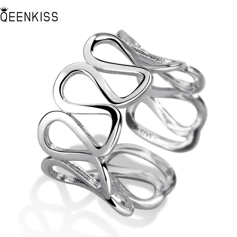 QEENKISS RG6518 2022 Fine Jewelry Wholesale Fashion Woman Girl Birthday Wedding Gift Simple Wave 18KT Gold White Gold Open Ring
QEENKISS RG6518 2022 Fine Jewelry Wholesale Fashion Woman Girl Birthday Wedding Gift Simple Wave 18KT Gold White Gold Open Ring