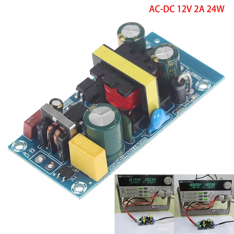 1pcs AC-DC 12V2A 24W Switching Power Supply Module Bare Circuit 100-265V To 12V 2A Board For Replace/Repair Board
1pcs AC-DC 12V2A 24W Switching Power Supply Module Bare Circuit 100-265V To 12V 2A Board For Replace/Repair Board
