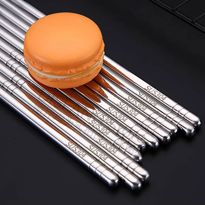 1/ 3/ 5 Pairs Stainless Steel Chopsticks Set Chinese Metal Non-slip Steel Chopstick Kit Reusable Food Sushi Sticks Kitchen Tools
1/ 3/ 5 Pairs Stainless Steel Chopsticks Set Chinese Metal Non-slip Steel Chopstick Kit Reusable Food Sushi Sticks Kitchen Tools