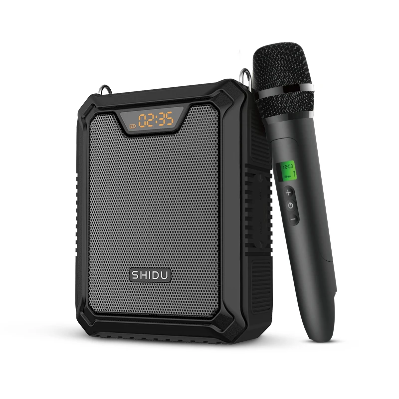 SHIDU M900UHF 25 Вт Портативный UHF беспроводной Bluetooth Мегафон для улицы водонепроницаемый МегаФон
SHIDU M900UHF 25 Вт Портативный UHF беспроводной Bluetooth Мегафон для улицы водонепроницаемый МегаФон