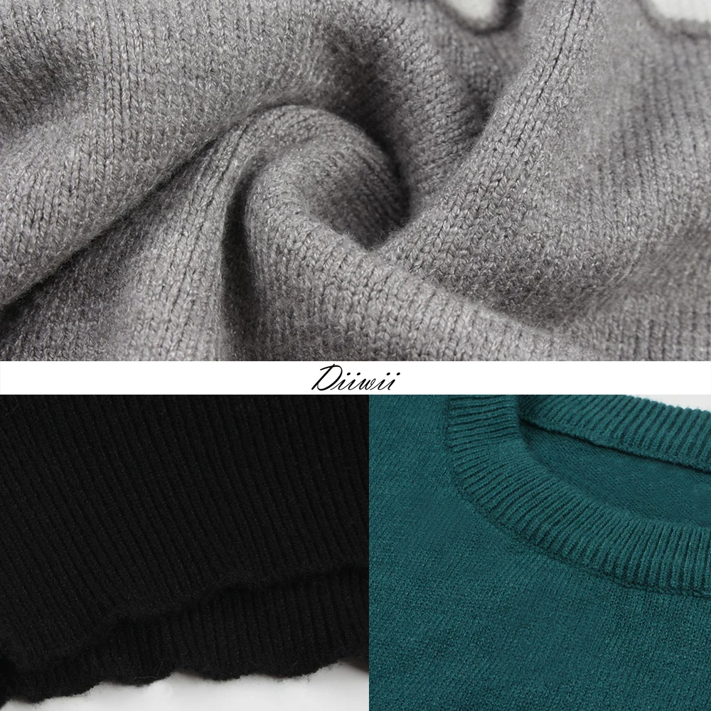 Diiwii Women Patchwork Elegant Fashion Autumn Panelled Knitwear Ladies Peter Pan Collar Long Sleeve Sexy Dress Women
Diiwii Women Patchwork Elegant Fashion Autumn Panelled Knitwear Ladies Peter Pan Collar Long Sleeve Sexy Dress Women