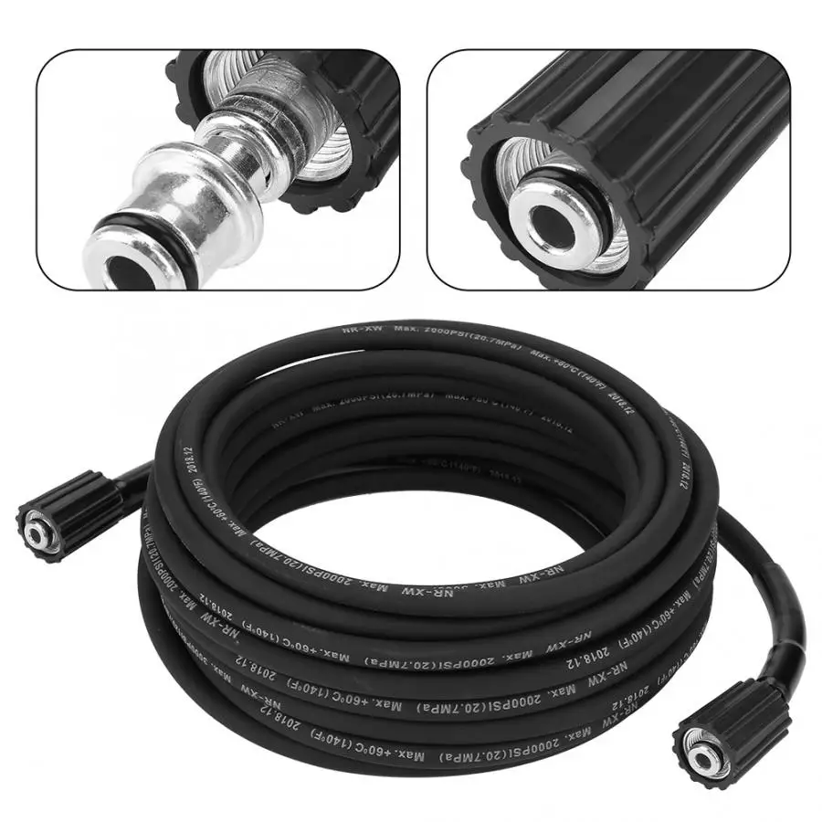 15M Washer Hose High Pressure Washer Replacement Extension Hose for M22 Cleaning Gun Sensor line tube
15M Washer Hose High Pressure Washer Replacement Extension Hose for M22 Cleaning Gun Sensor line tube