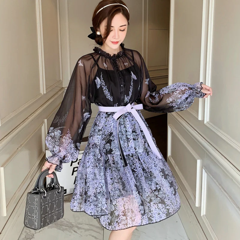Runway 2021 Spring New Women'S Bohemian Beach Party Fashion Elegant Lantern Sleeve Butterfly Printed Casual Dress Vestidos
Runway 2021 Spring New Women'S Bohemian Beach Party Fashion Elegant Lantern Sleeve Butterfly Printed Casual Dress Vestidos