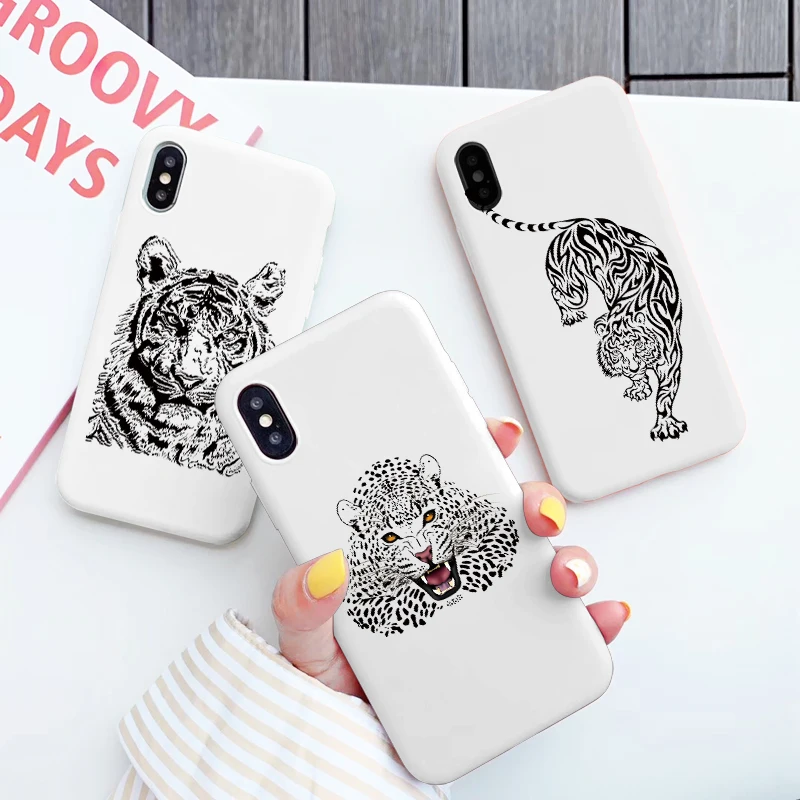 Fashion Animal Silicone Back Cover Fundas Shell Tiger Phone Case For iPhone 6 6s Plus SE 2020 7 8 Plus X XR XS 11pro MAX
Fashion Animal Silicone Back Cover Fundas Shell Tiger Phone Case For iPhone 6 6s Plus SE 2020 7 8 Plus X XR XS 11pro MAX