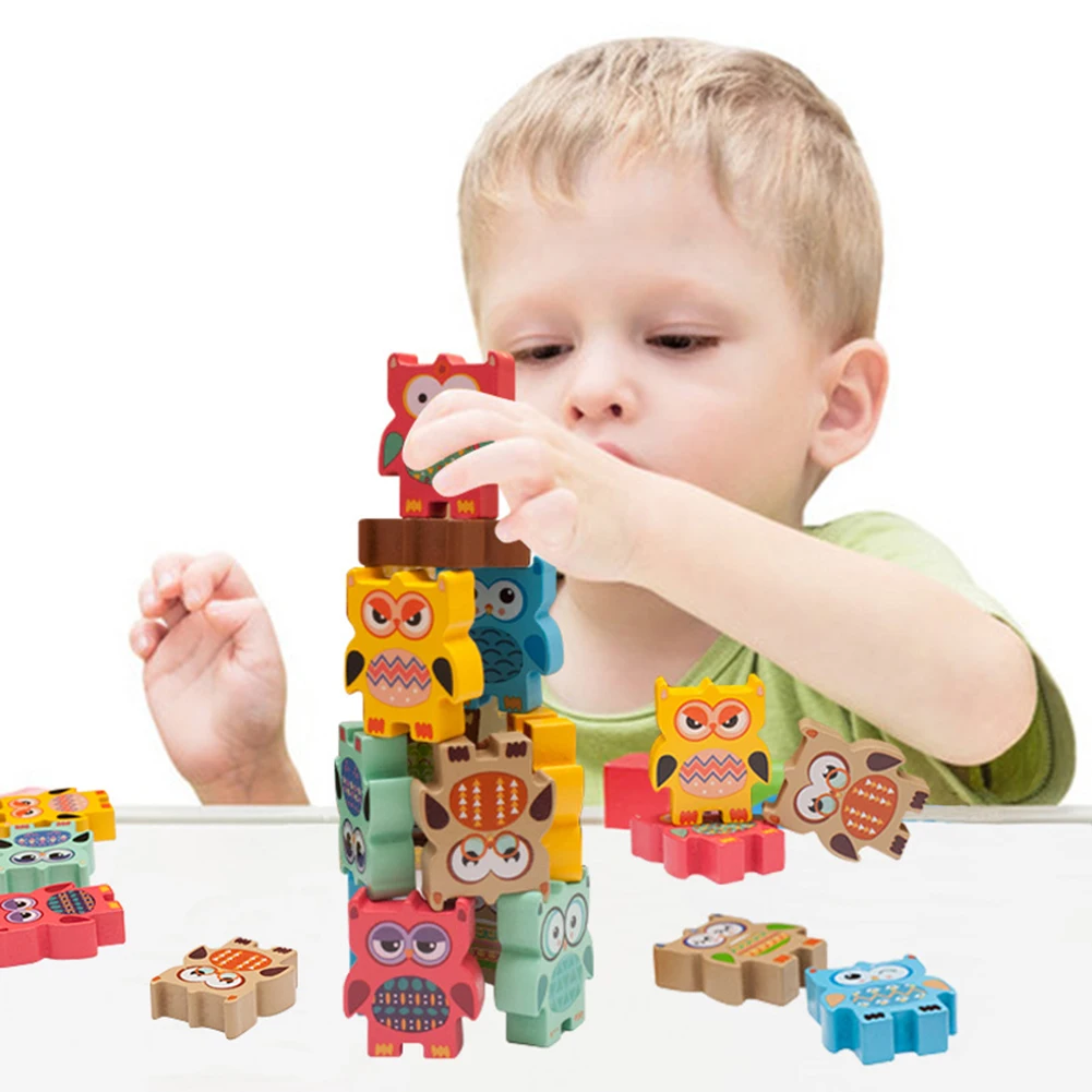 Fashion Wooden Stickers Early Learning Toys 12pcs Owl Stacking Blocks Puzzle Toys Wooden Piles Balance Games for Children#37
Fashion Wooden Stickers Early Learning Toys 12pcs Owl Stacking Blocks Puzzle Toys Wooden Piles Balance Games for Children#37