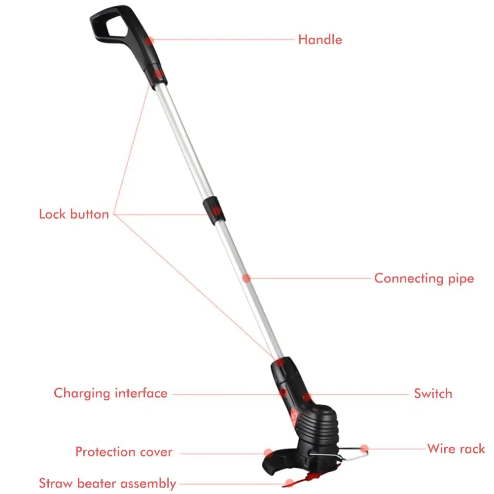 Professional Mowers Garden Tool Cordless Lawn Trimmer Cordless Rechargeable Trimmer String Grass Trimmer For Garden Lawn Weeding
Professional Mowers Garden Tool Cordless Lawn Trimmer Cordless Rechargeable Trimmer String Grass Trimmer For Garden Lawn Weeding