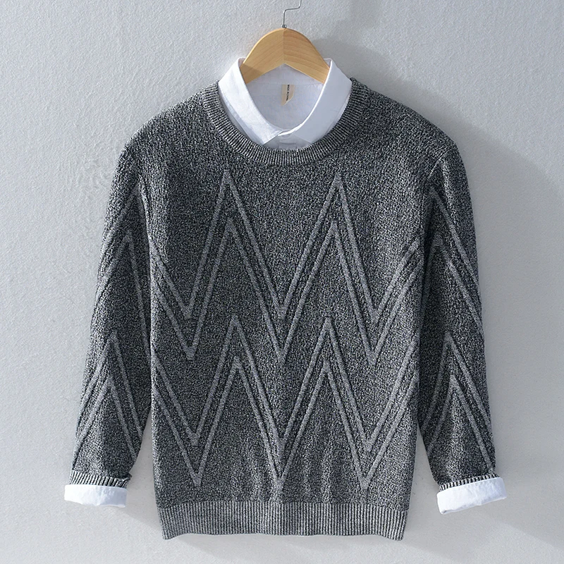 Autumn and spring round neck sweater men comfortable thick sweaters for men sweatshirt trendy sweater mens maglione chandail 
Autumn and spring round neck sweater men comfortable thick sweaters for men sweatshirt trendy sweater mens maglione chandail