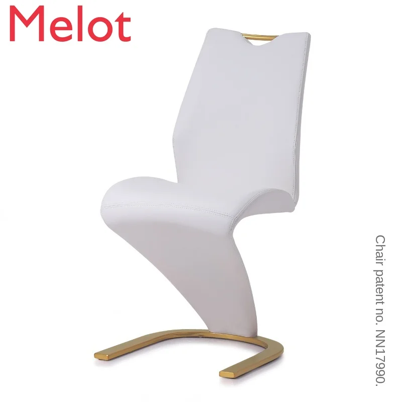 Dining Chair Post-Modern Light Luxury Personalized Chair Creative Simple Modern Home Fashionable Golden Chair Make-up Chair
Dining Chair Post-Modern Light Luxury Personalized Chair Creative Simple Modern Home Fashionable Golden Chair Make-up Chair