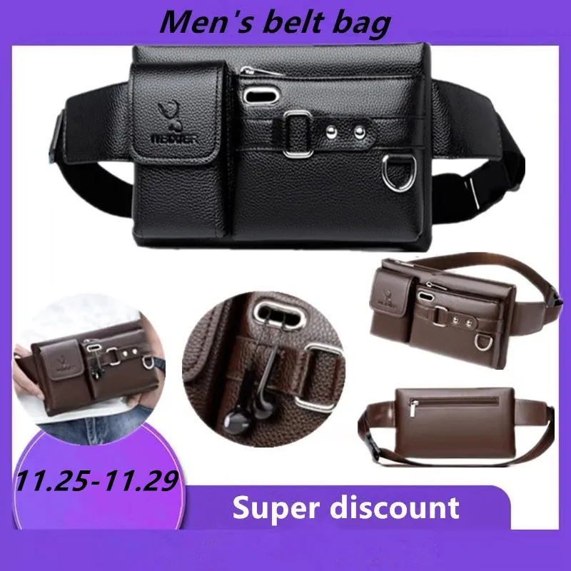 Men's Fashion Travel Riding For Phone Man Male Zippers Multifunctional Waterproof PU Leather Waist Bag Bum Bag Belt Pouch
Men's Fashion Travel Riding For Phone Man Male Zippers Multifunctional Waterproof PU Leather Waist Bag Bum Bag Belt Pouch
