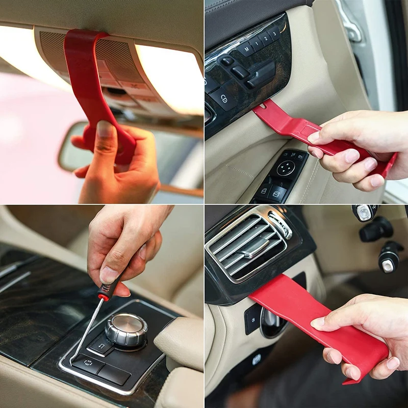 32Pcs Auto Trim Removal Tool Kit, Car Door Audio Panel Trim Removal Set, Automotive Plastic Upholstery Removal Tool
32Pcs Auto Trim Removal Tool Kit, Car Door Audio Panel Trim Removal Set, Automotive Plastic Upholstery Removal Tool