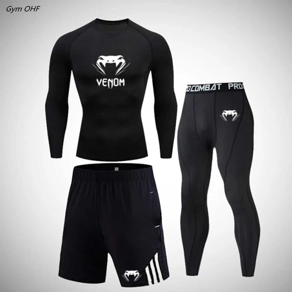 New Gym Exercise Fitness Clothing For Men's Compression Sportswear Suits Running Tracksuit Mens Jogging Training Tights Dry Fit 
New Gym Exercise Fitness Clothing For Men's Compression Sportswear Suits Running Tracksuit Mens Jogging Training Tights Dry Fit