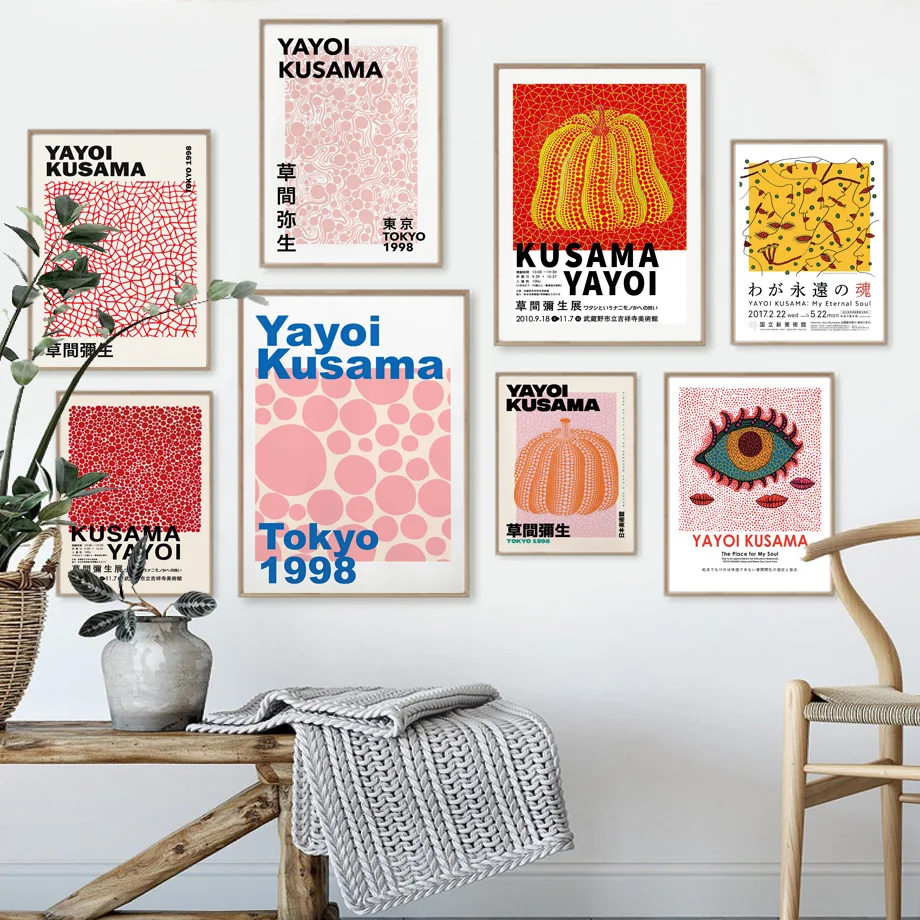 Tokyo Yayoi Kusama Pumpkin Eye Abstract Vintage Posters And Prints Wall Art Canvas Painting Wall Pictures For Living Room Decor
Tokyo Yayoi Kusama Pumpkin Eye Abstract Vintage Posters And Prints Wall Art Canvas Painting Wall Pictures For Living Room Decor
