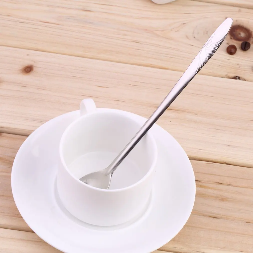 Long-Handle Stainless Steel Mixing Spoon For Coffee Ice Cream Cutlery High Quality Spoons
Long-Handle Stainless Steel Mixing Spoon For Coffee Ice Cream Cutlery High Quality Spoons