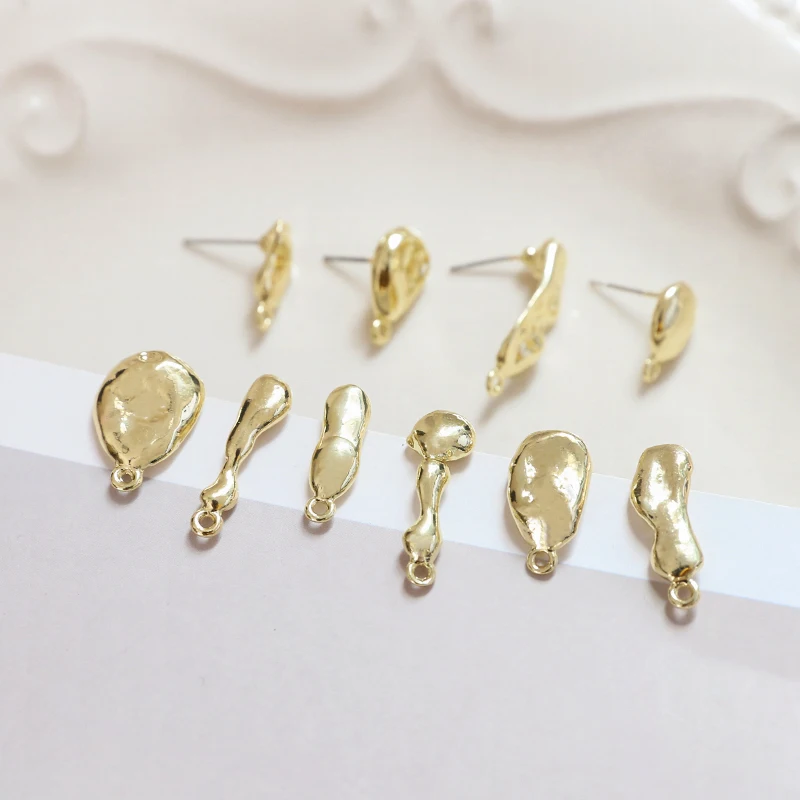 A hundred set jane about gold irregular bean earrings color belt hanging diy hand accessories earring accessories materials
A hundred set jane about gold irregular bean earrings color belt hanging diy hand accessories earring accessories materials