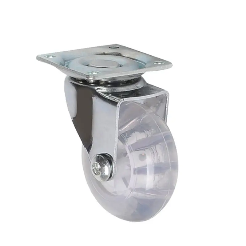 Transparent PU Caster Mute Universal Heavy Duty Furniture Wheel For Children's Car Office Chair Swivel Casters
Transparent PU Caster Mute Universal Heavy Duty Furniture Wheel For Children's Car Office Chair Swivel Casters
