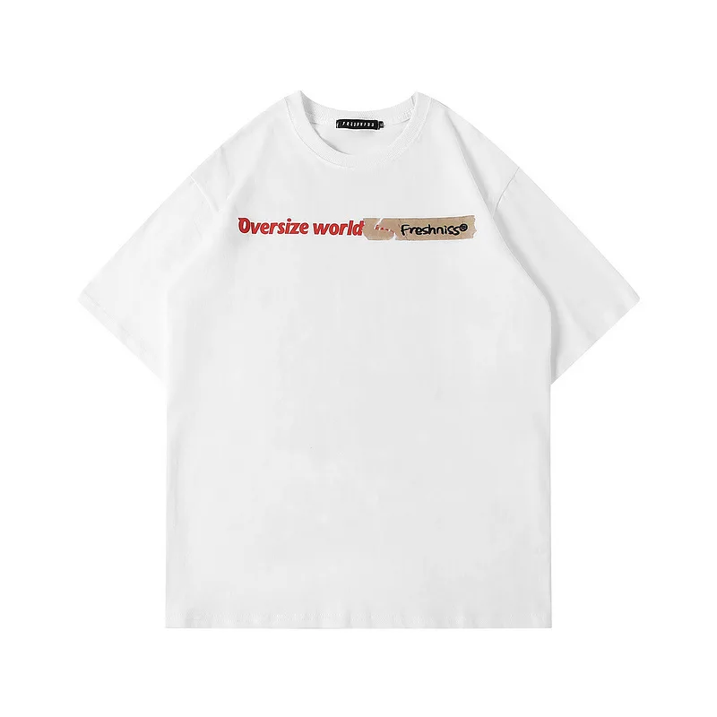SEVEYFAN 2021 Men's Fashion Letters Printed Tees Hip Hop Oversize Tees Summer Short Sleeve Cotton Tops for Male
SEVEYFAN 2021 Men's Fashion Letters Printed Tees Hip Hop Oversize Tees Summer Short Sleeve Cotton Tops for Male