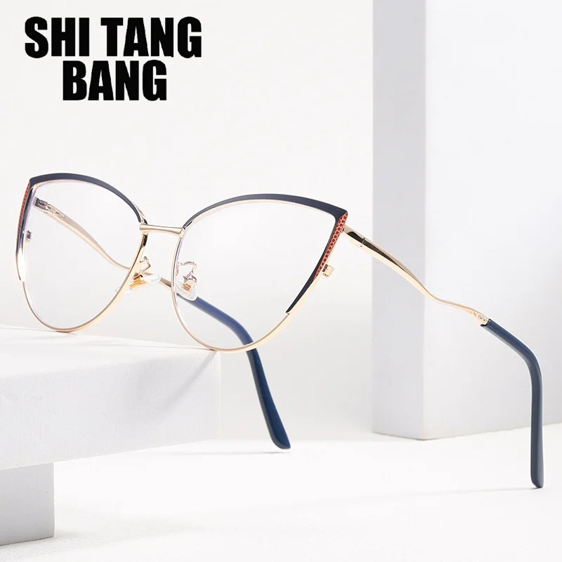 Trendy Personality Cat Eye Glasses Women Frame Equipped With Exquisite Spring Mirror Legs Anti-Blue Optical Mirror Brand Eyewear
Trendy Personality Cat Eye Glasses Women Frame Equipped With Exquisite Spring Mirror Legs Anti-Blue Optical Mirror Brand Eyewear