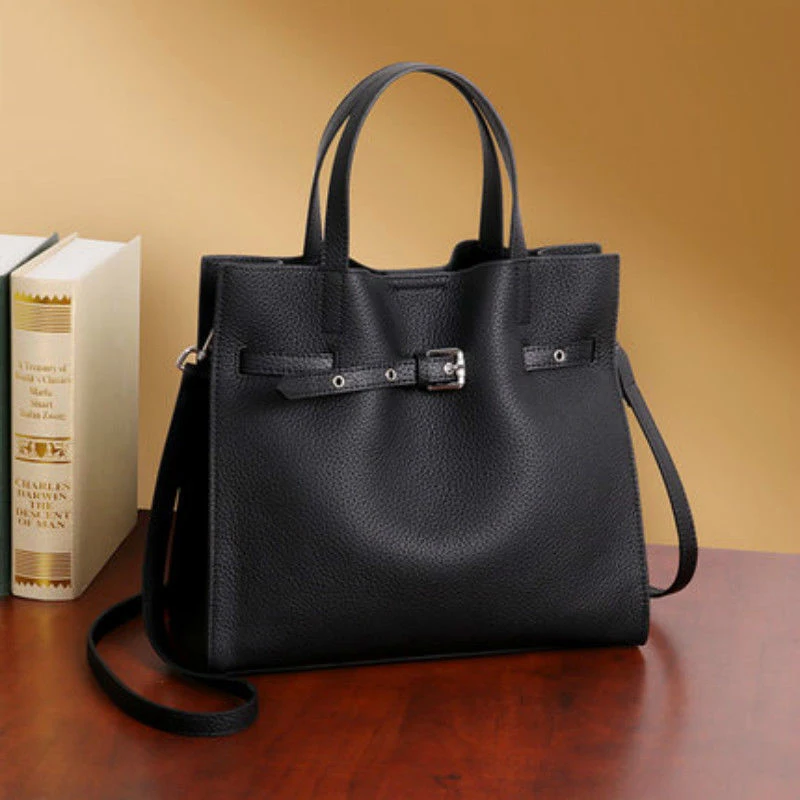 New Women's Genuine Leather Shoulder Bags Female Temperament Solid color All-match Shopping Commute Totes Messenger Bag Hot Sale
New Women's Genuine Leather Shoulder Bags Female Temperament Solid color All-match Shopping Commute Totes Messenger Bag Hot Sale