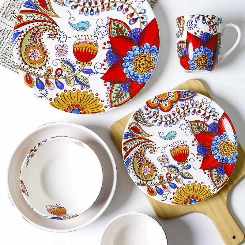 Creative Steak Plates Bowl Set Western Dining Ceramic Individual Fruit Breakfast
Creative Steak Plates Bowl Set Western Dining Ceramic Individual Fruit Breakfast