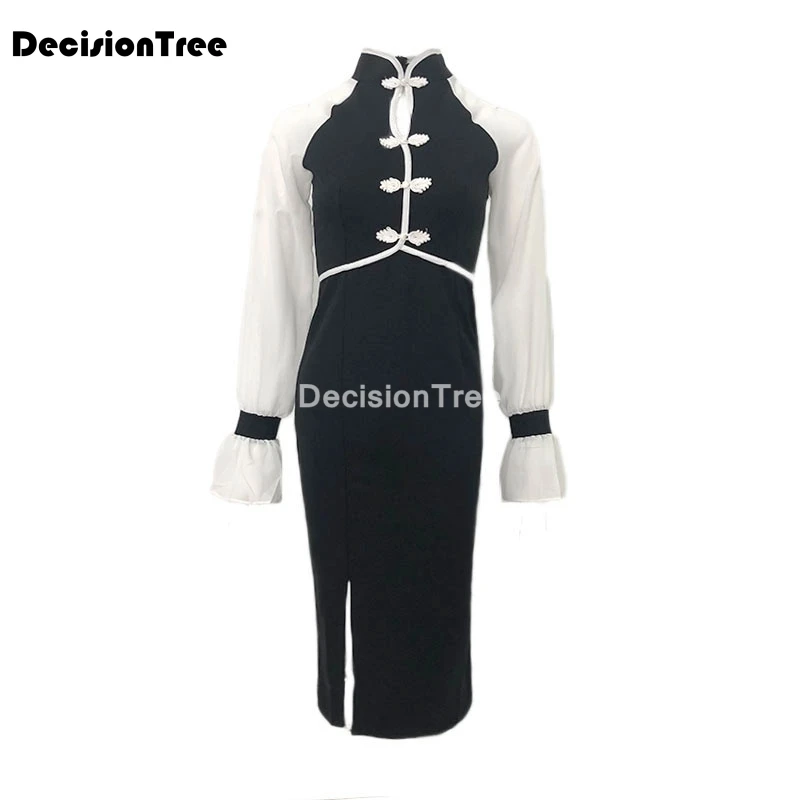 2021 chinese dress for women high split hollow out long sleeve cheongsam modern improved qipao oriental collars sexy long qi pao
2021 chinese dress for women high split hollow out long sleeve cheongsam modern improved qipao oriental collars sexy long qi pao