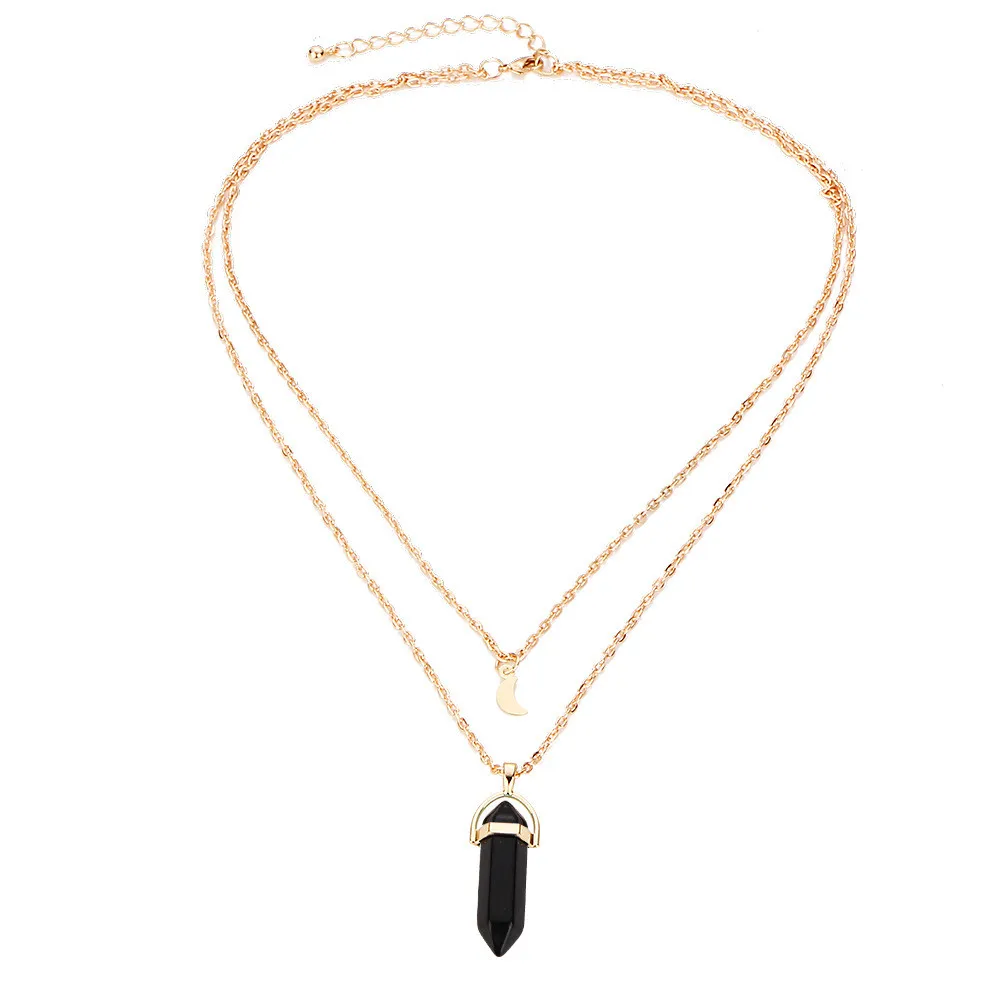 Necklace New Women Multilayer Irregular Crystal Opals Pendant Necklace Girls Choker Chain Jewelry Gift
Necklace New Women Multilayer Irregular Crystal Opals Pendant Necklace Girls Choker Chain Jewelry Gift